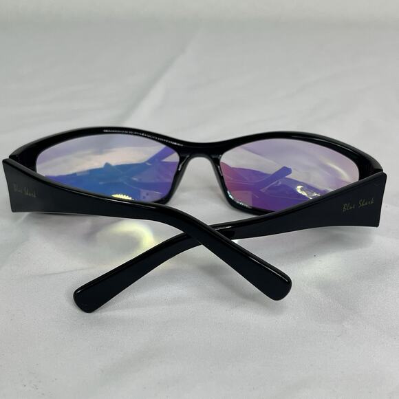 Blue Shark Optics Sunglasses Italian design mirror lenses, poker, gaming Small - Picture 5 of 10